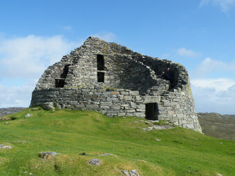 A circular stone structure