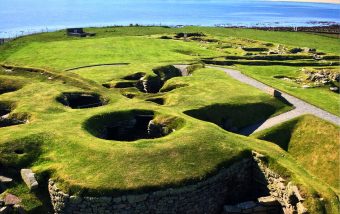 A prehistoric structure by the water