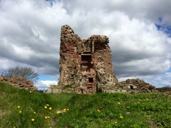 A ruined castle