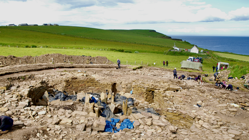 The Cairns Broch, South Ronaldsay, Orkney looking north _ UHI