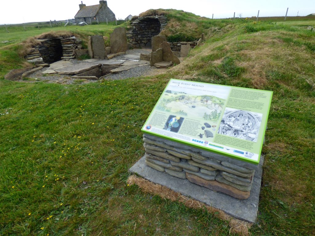 4 Meur burnt mound reconstruction and panel
