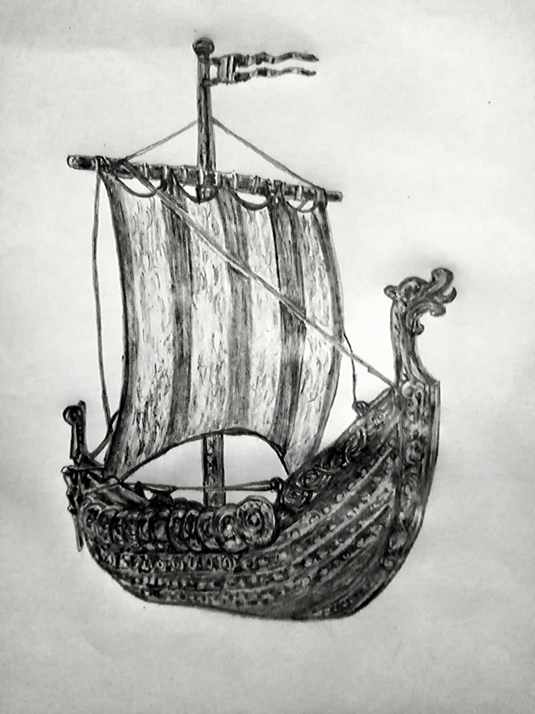 Viking Ship by Michelle Hay