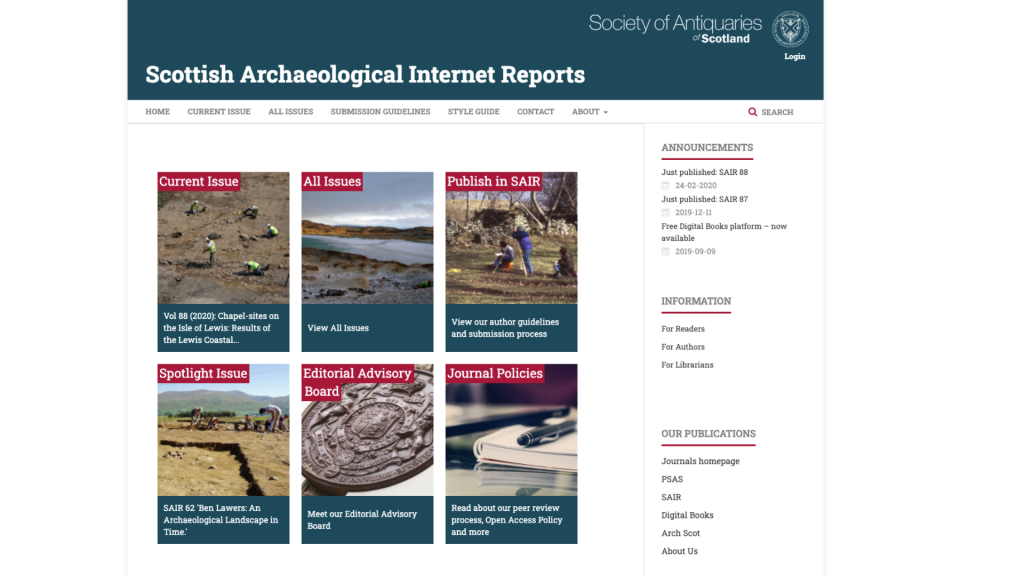Society of Antiquaries of Scotland Resources