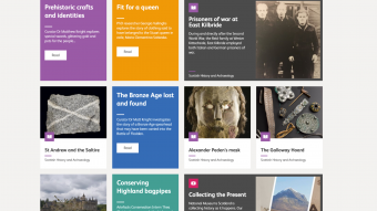 Screenshot of a website with games, resources, etc.