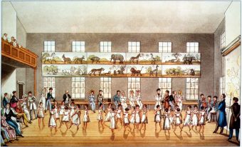 Painting of people dancing
