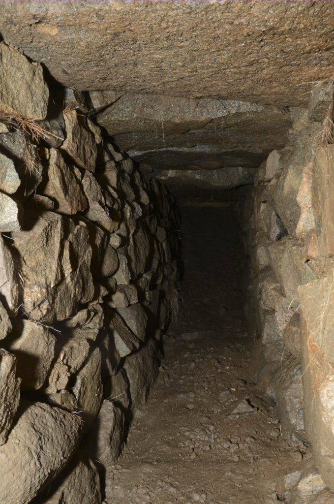 A stone tunnel