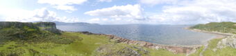 Landscape photo of an island bay