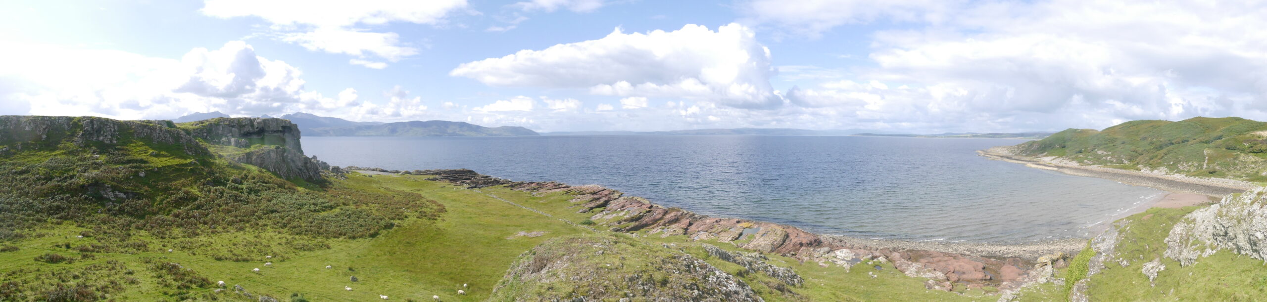 Landscape photo of an island bay