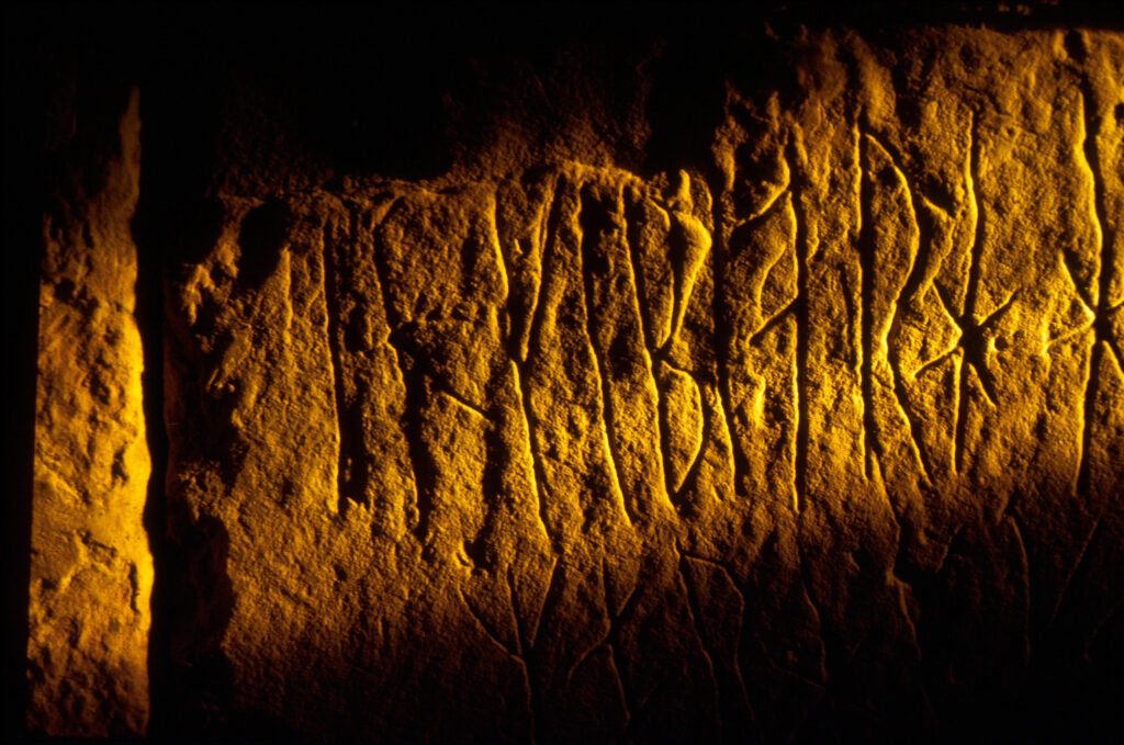Simple carvings in stone