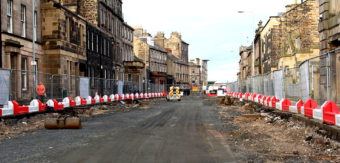 Construction brought to a halt