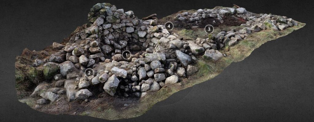 190331 Upper Gairloch Corn Kiln excavation – 3D model