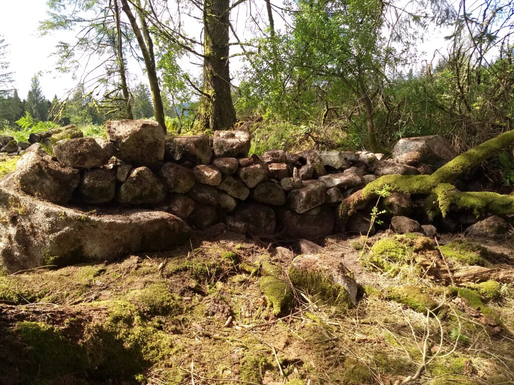 East wall of farmstead
