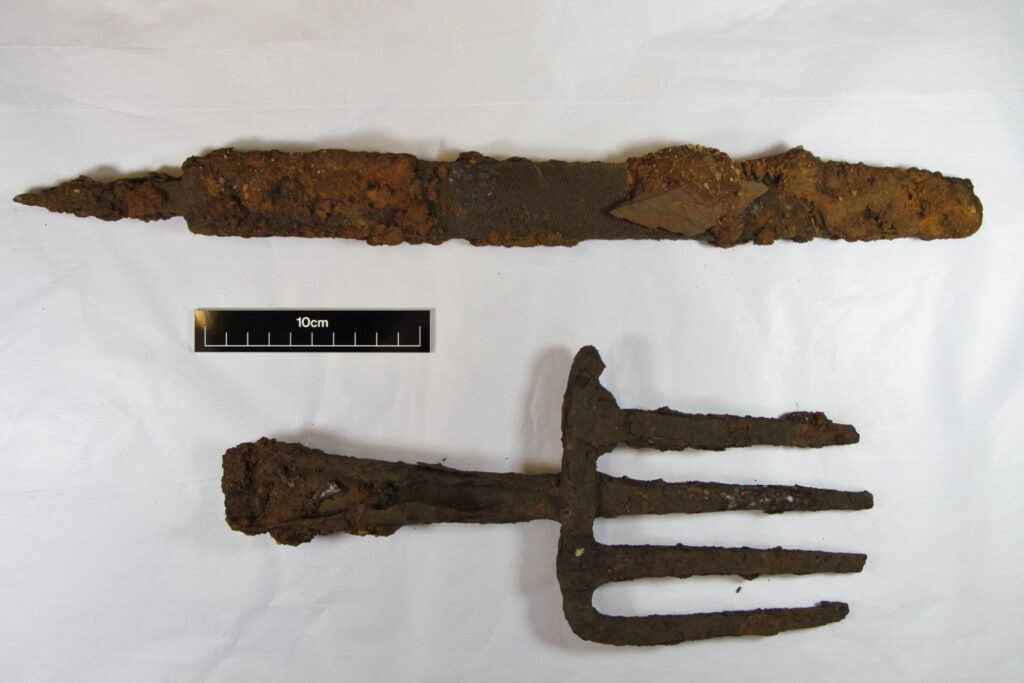 Ironwork from farmstead