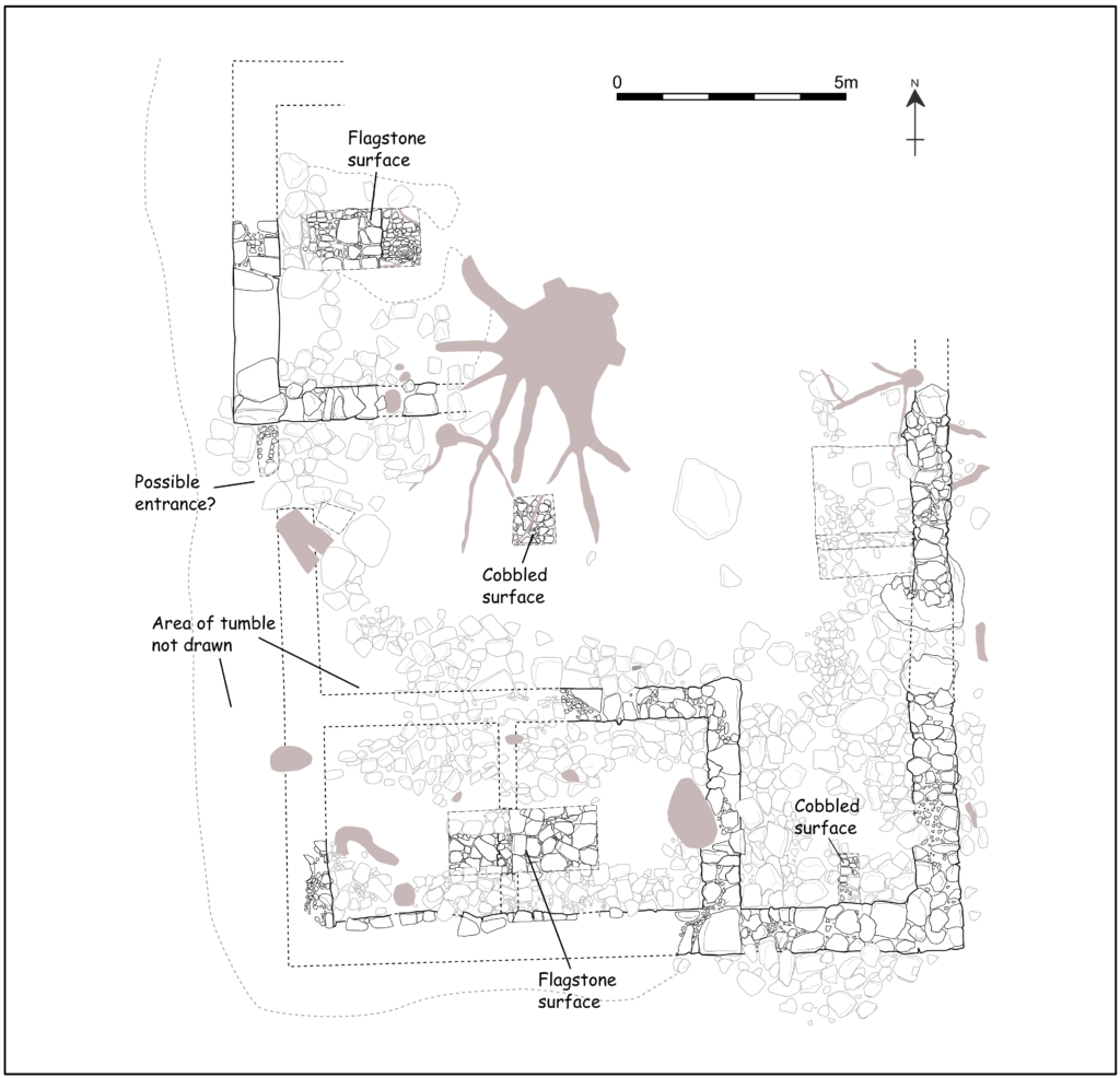 Plan of farmstead