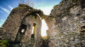 A ruined castle
