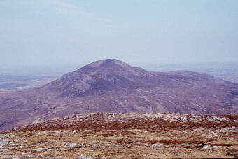 View of a large mountain