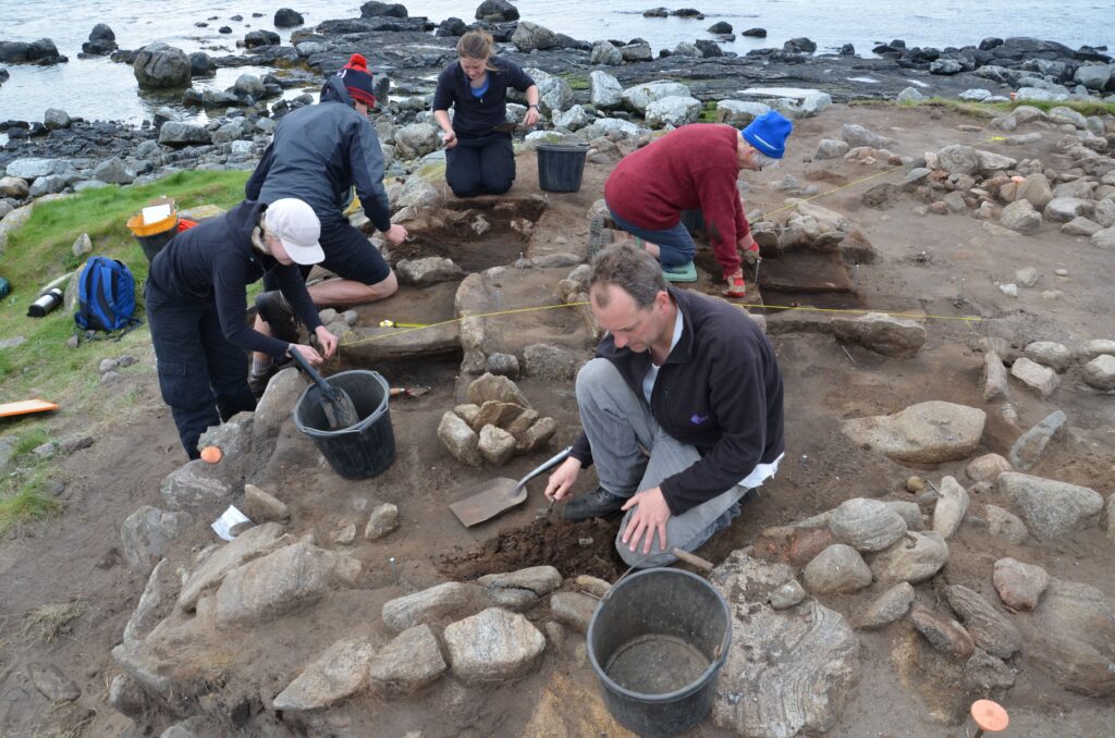 Photo of an excavation