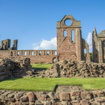 Photo of a ruined abbey