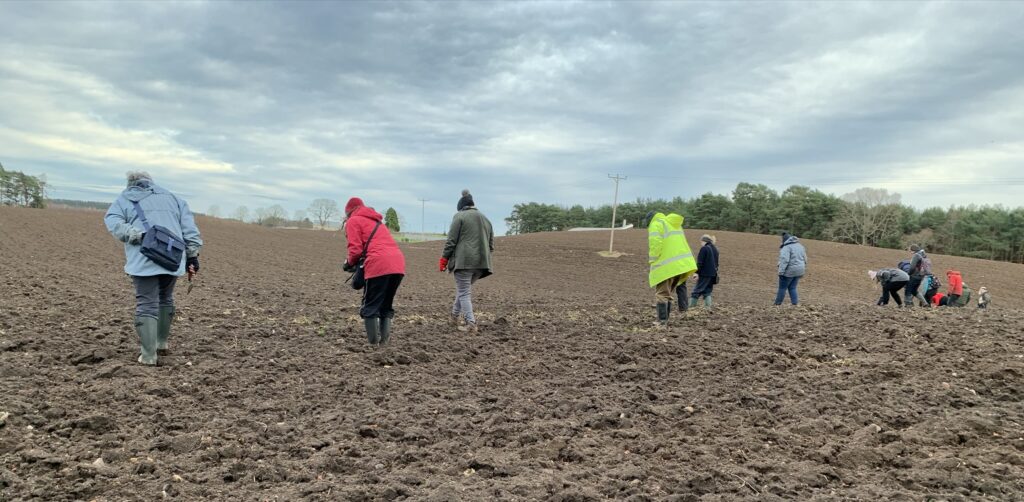 Mesolithic Deeside walking group ( copyright Ali Cameron)