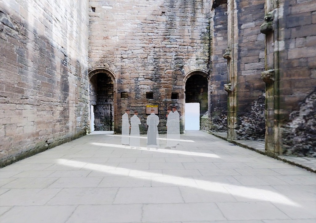 Digital reconstruction of a stone chapel