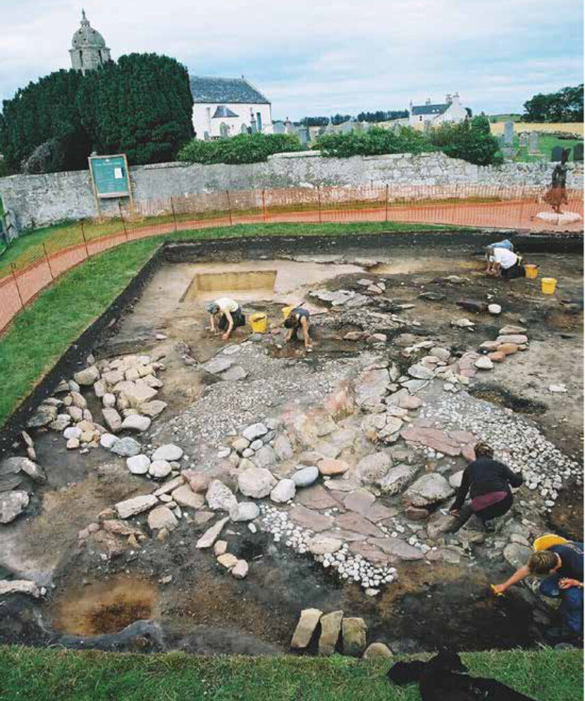 Large excavated site