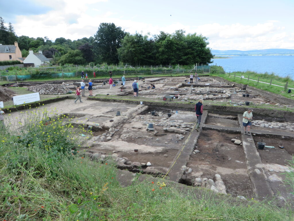 Large excavated site