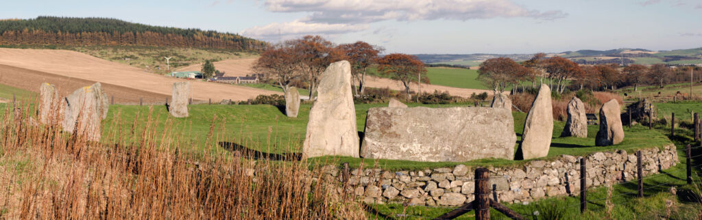 Several stones in a circle