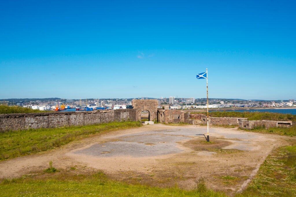 Paved surface as part of a harbour