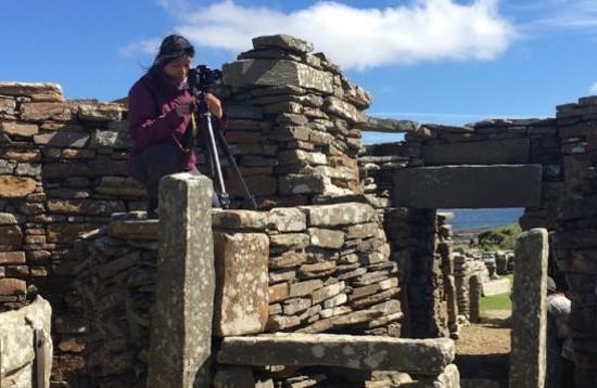 Photography at the broch of Gurness