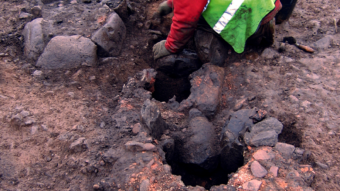 Person excavating