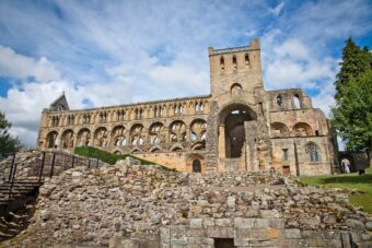 Large ruined abbey