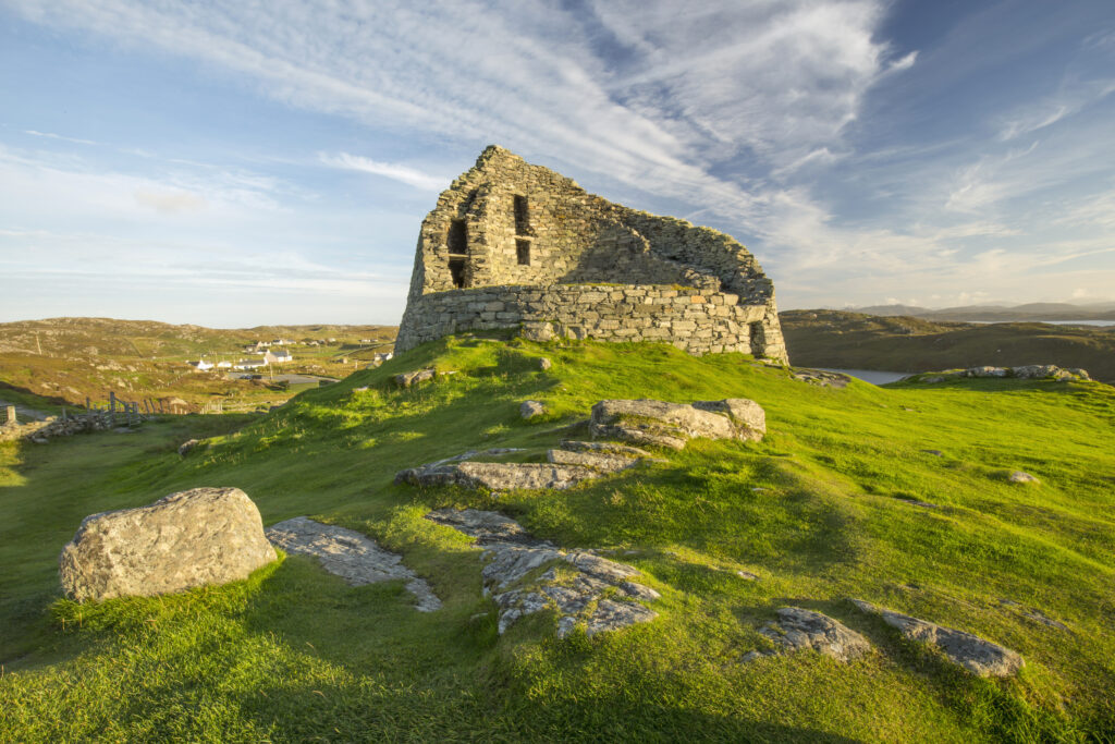 The Iron Age settlement Dun Carloway Broch, Isle of Lewis (Image Credit: VisitScotland / Kenny Lam)