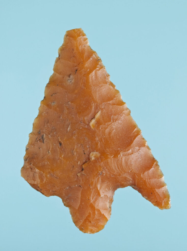 Flint arrowhead (Image courtesy of Culture Perth and Kinross Museums & Galleries)