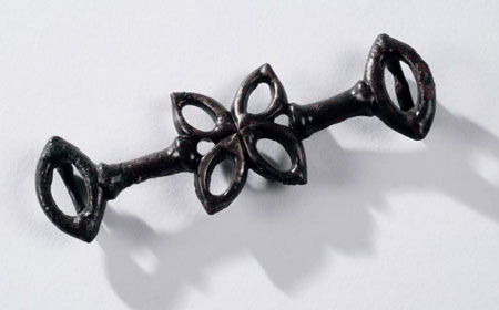 Bronze strap junction for a horse harness © National Museums Scotland