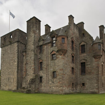 A well-preserved castle