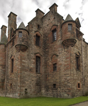 A well-preserved castle