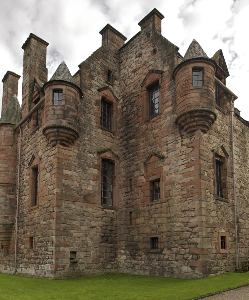 A well-preserved castle