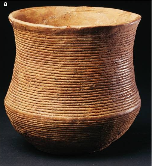 All-over-corded_beaker_from_Scotland