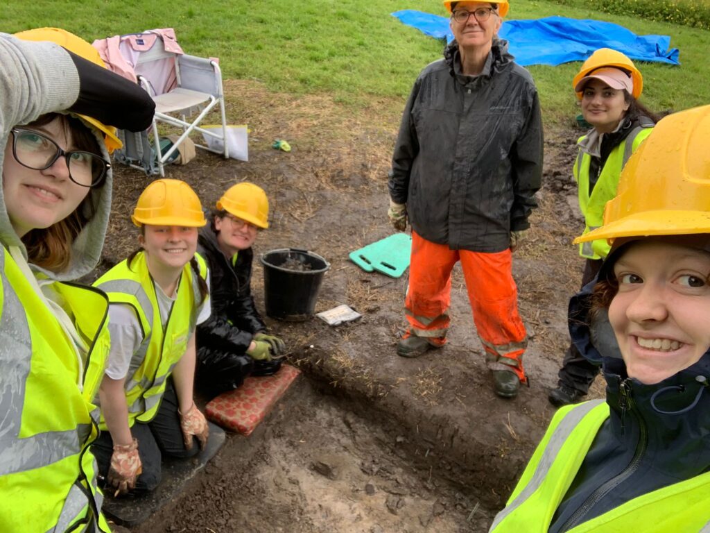 Lindores Abbey Excavation (Image Credit: Monastic Archaeology Field School)