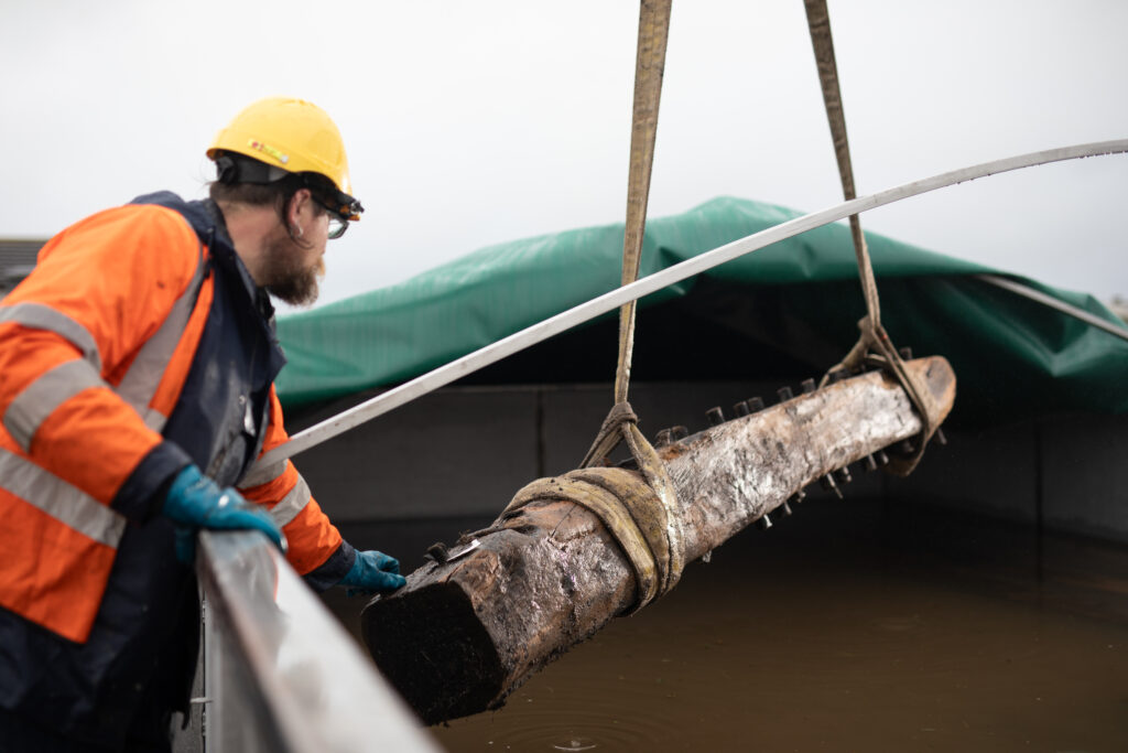 Rare Shipwreck in Orkney (Image Copyright Orkney Island Council)