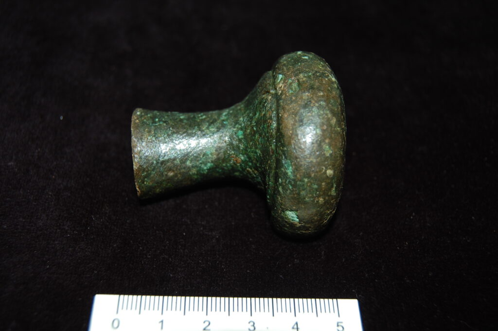 Pictish Spearbutt (Image Credit Will Murray at the Scottish Conservation Studio)
