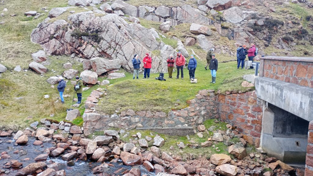 A group of volunteers at a previous recording event 
