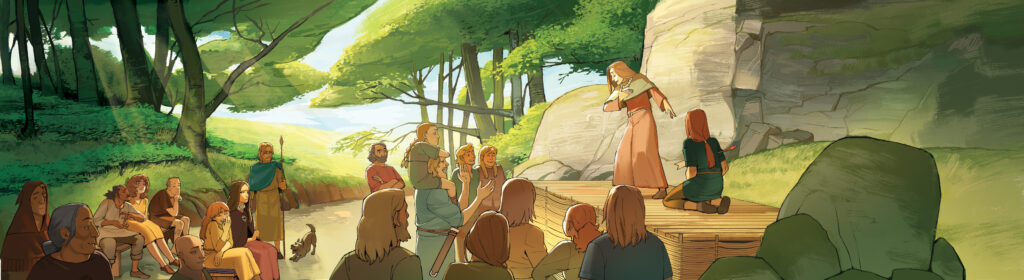 Bards’ Performance in ‘Carved in Stone’ (Image Credit – Nathaniel Santore gyrium.neocities.org)