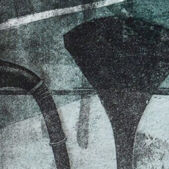 Printed artwork of artefacts