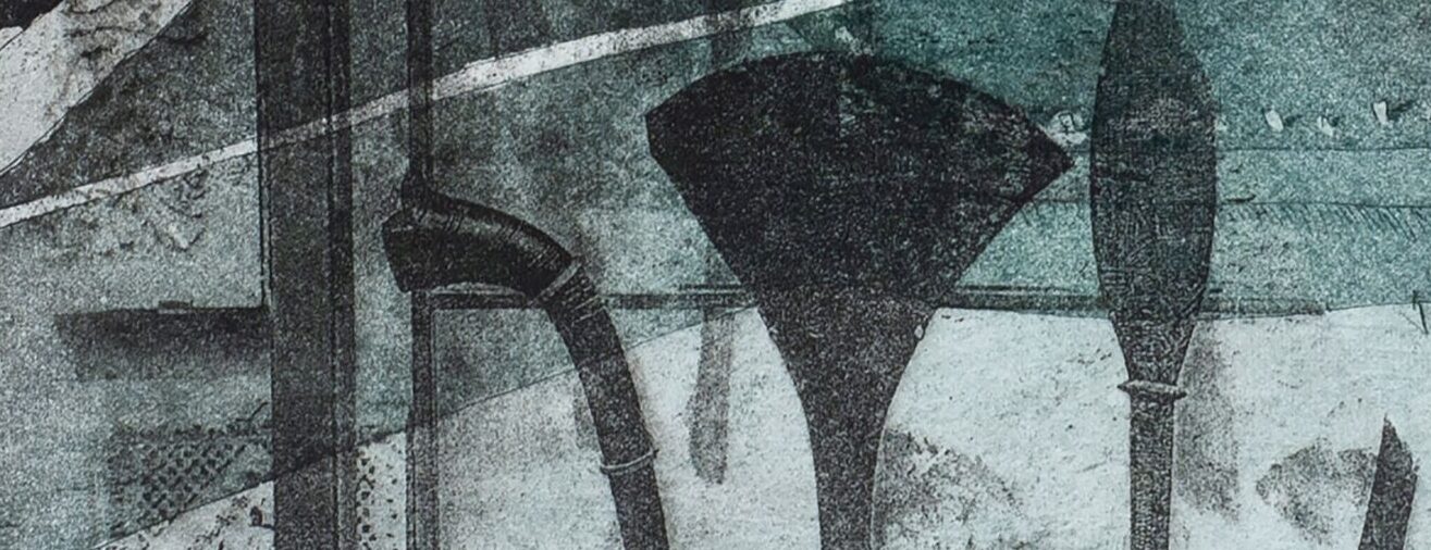 Printed artwork of artefacts