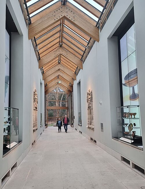 Interior of a museum
