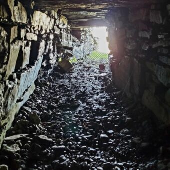 Inside of a Neolithic structure