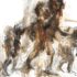 Illustration of prehistoric people