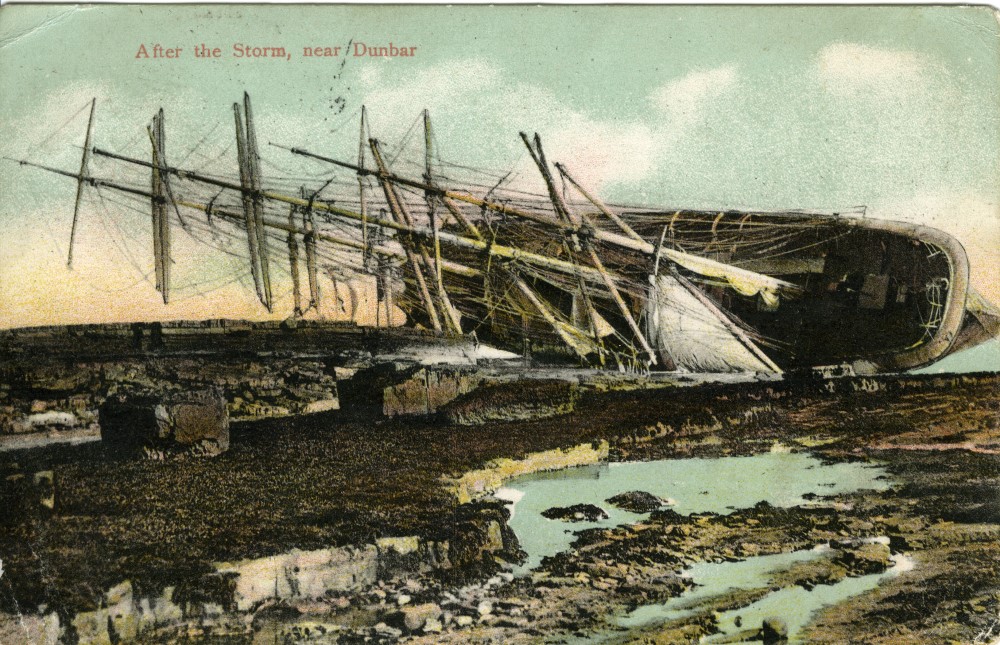 Illustration of a shipwreck