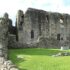 Photo of a ruined grey stone castle
